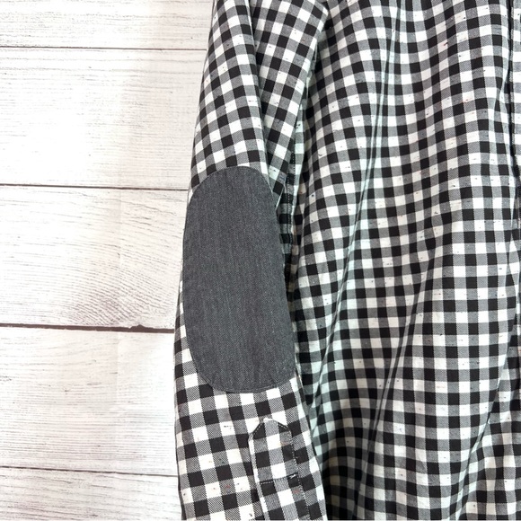 Massimo Dutti Tessuto Italiano Plaid Speckled Long Sleeve Button Down Size S - Picture 6 of 11
